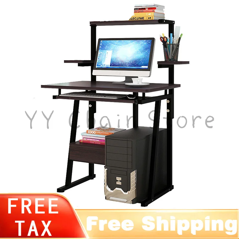 

TAX FREE Shipping ZOHE Computer Desk Bedroom Space Saving Simple Bookshelf Integrated Writing Laptop Office Table Home Furniture