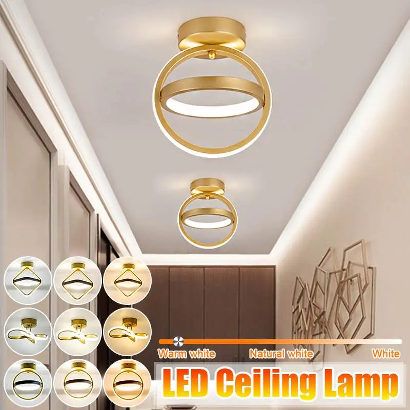 

Led Aisle Light Ceiling Lamp Cloakroom Corridor Balcony Foyer Ceiling Lights Acrylic Decor Home Lustering Luminaire AC85-265V