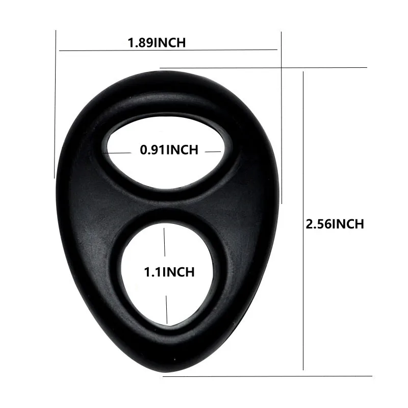 Sefllo двойное мужское кольцо для пениса гей секс игрушки мужчин Задержка эякуляции