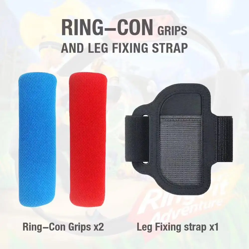 3 в 1 регулируемый эластичный ремешок для ног спортивный 56 см RingCon Grips Leg Nintendo Switch