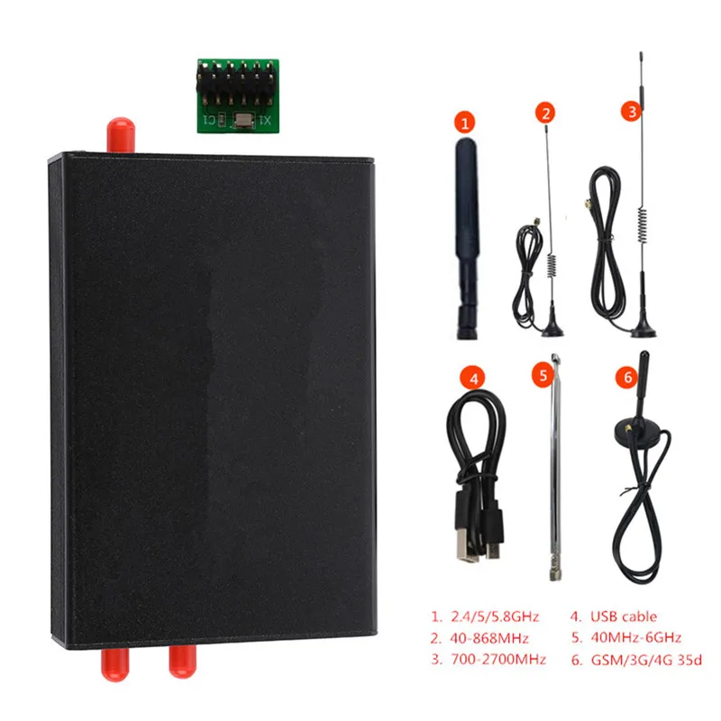 Kaufen HackRF Eine 1MHz Bis 6GHz Software Definiert Radio Plattform RTL SDR Demo Board Dongle Empfänger Ham Radio 0,5 PPM TCXO GPS