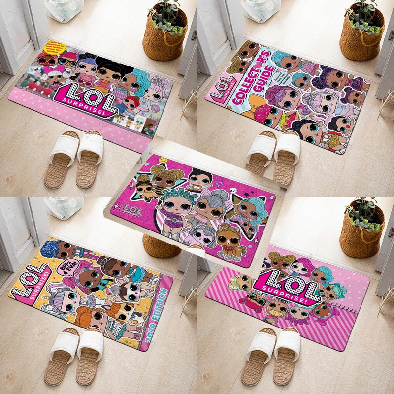 

Doormat LOL Surprise Dolls Floor Mat Bath Mat Carpet Cute Anime Cartoon Bedroom Kitchen Living Room Home Decoration