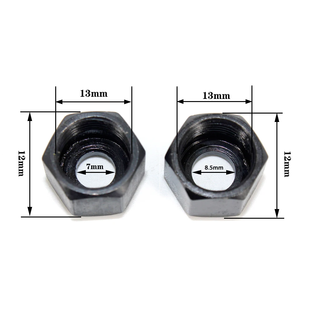 LAVIE 2 pcs set 6mm or 6.35mm 8mm collet chuck with nut Engraving Trimming Machine Electric Router Milling Cutter Accessories |