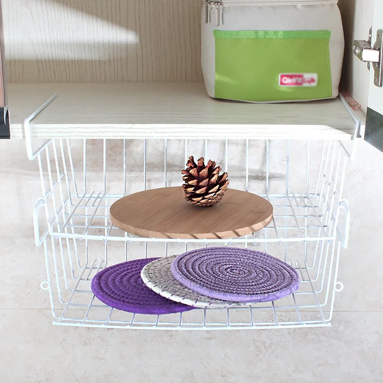 Железная корзина для хранения в японском стиле художественная кованая