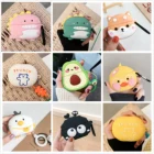 3D чехол для наушников Huawei Freebuds Pro 4, силиконовый чехол с милым динозавром, уткой, котом, собакой, Мультяшные наушникинаушники Freebuds pro, чехол