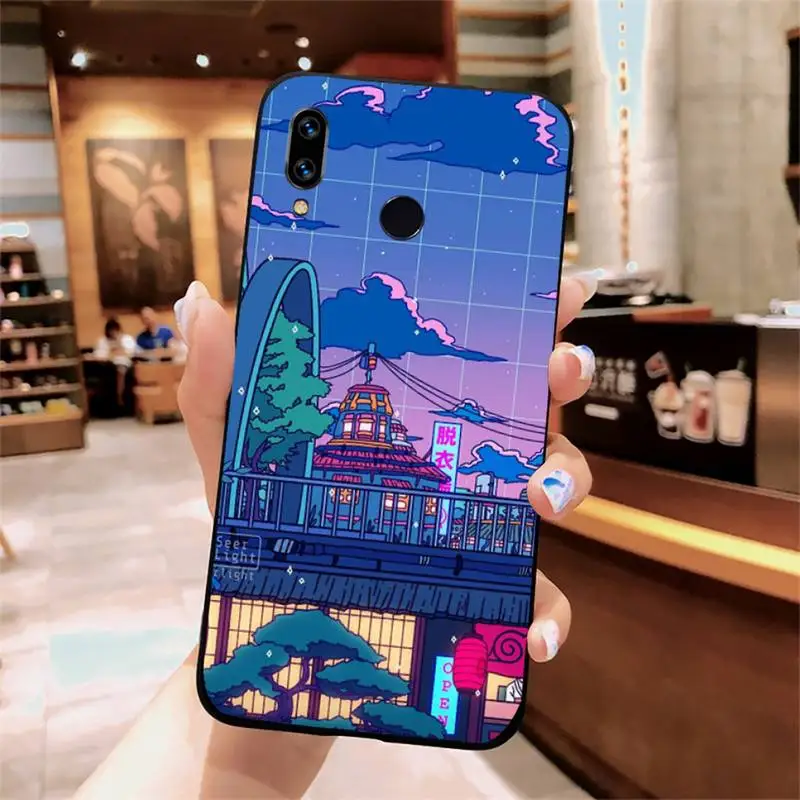 

Wave Art Cool animation Phone Case For Xiaomi Redmi note 7 8 9 t k30 max3 9 s 10 pro lite