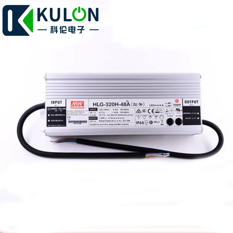 MEANWELL HLG-320H-24 24 В 320 16 a Вт постоянное напряжение + с драйвером постоянного тока для