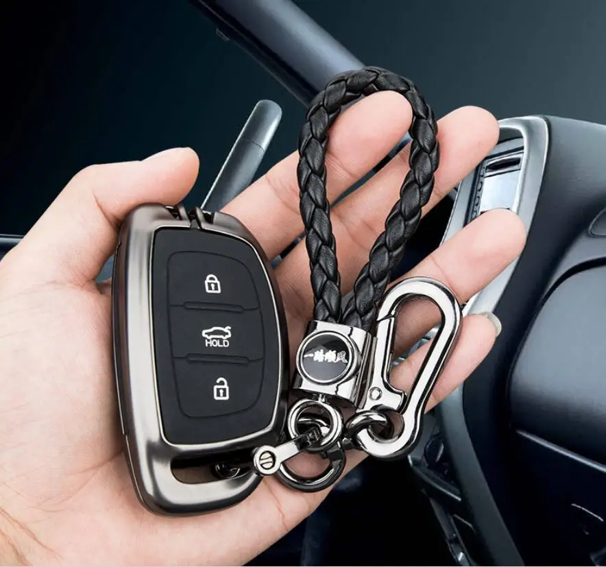 Чехол для автомобильного ключа умный чехол Hyundai i10 i20 i30 HB20 IX25 IX35 IX45 TUCSON Avante|Футляр