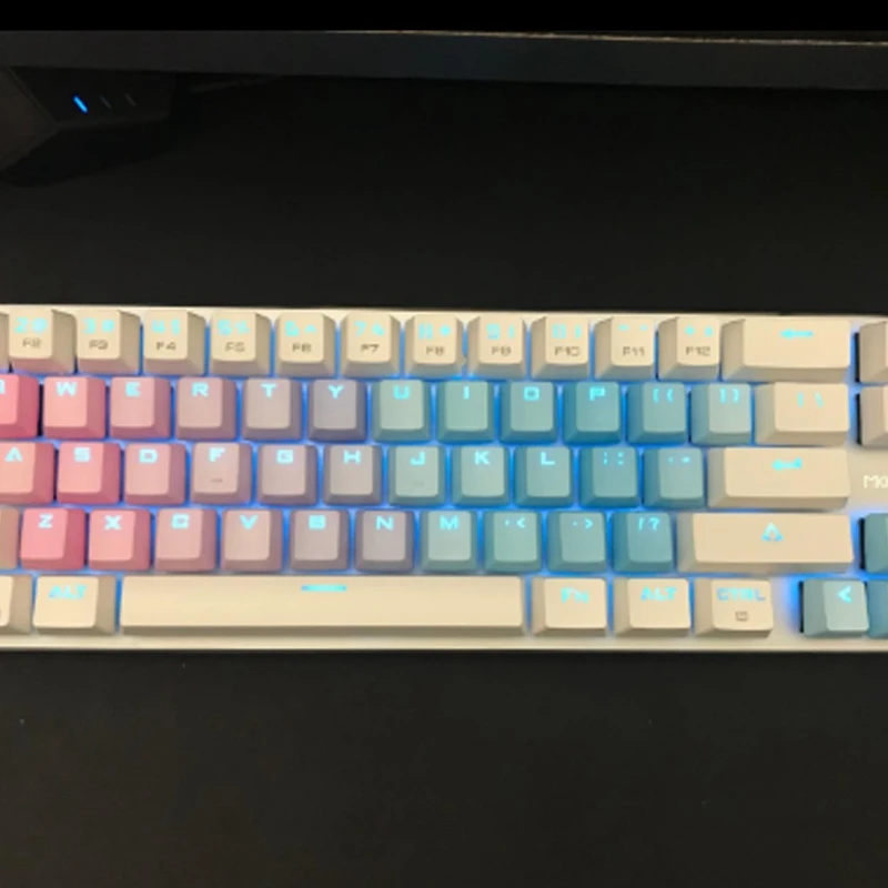 37 ключей PBT Keycaps с подсветкой двойной впрыск цвет Keycap набор для механической