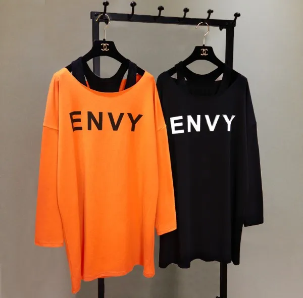 Новинка комплект из двух предметов простая весенне осенняя женская футболка с