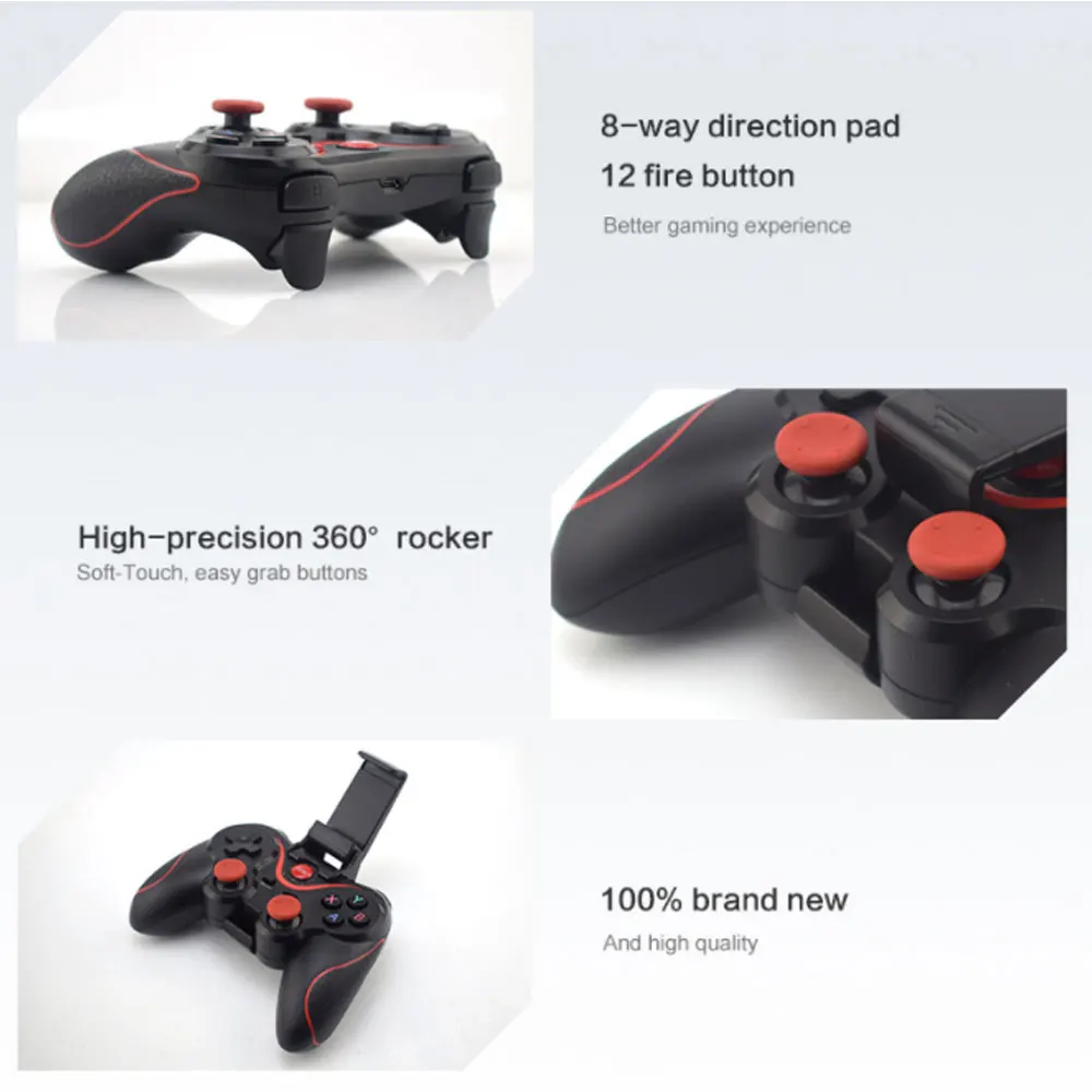 

T3 Second-Generation Wireless Bluetooth Game Controller Handle For Set-Top Box Tablet Smart Phones