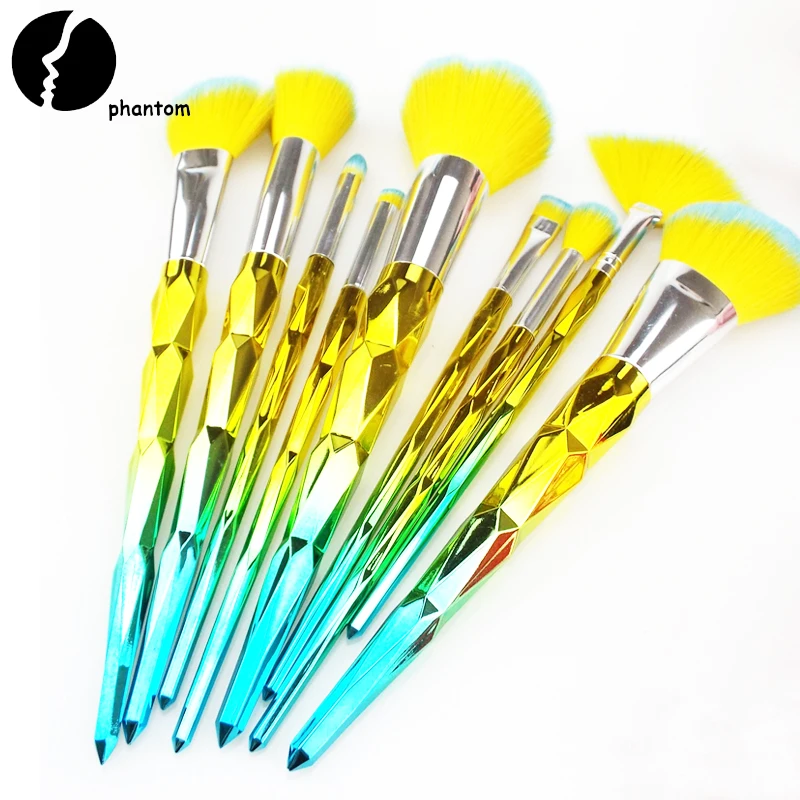 

9 шт., набор кистей для макияжа глаз с градиентной ручкой