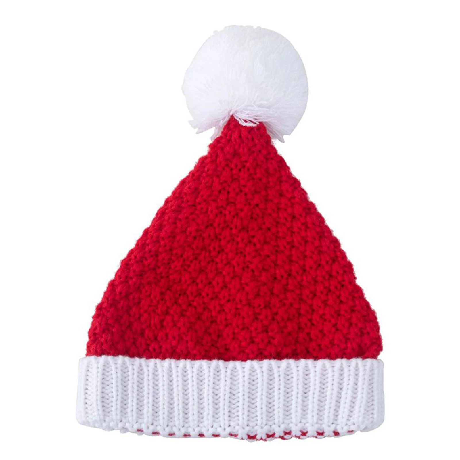 

Santa Hats Christmas Hats for Adults Pom Slouchy Knit Beanies Winter Hats K2