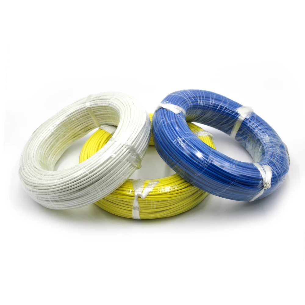 

Heat resistant 300C wire 0.3mm 0.5mm 0.75mm 1.0mm 1.5mm 2.5mm 4mm 6mm braided high temperature silicone wire and cable