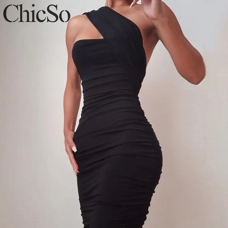 MissyChilli вязаное плиссированное черное длинное платье для женщин высокая талия