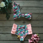 Бикини женское, с высокой талией, летнее, 2021