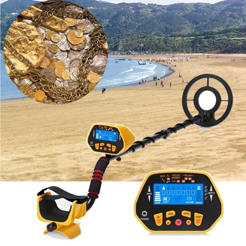 

GC-1028 Accuracy Waterproof Metal Detector for Adults Professional Underground Metal Detector Gold Detecto with Sensitiv