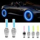 LEEPEE 2 шт., светодиодный светильник онарь для колеса автомобиля, мотоциклетный фонарь, колпачок клапана шины, декоративный фонарь, колпачок клапана шины, мигающая спица, неоновая лампа