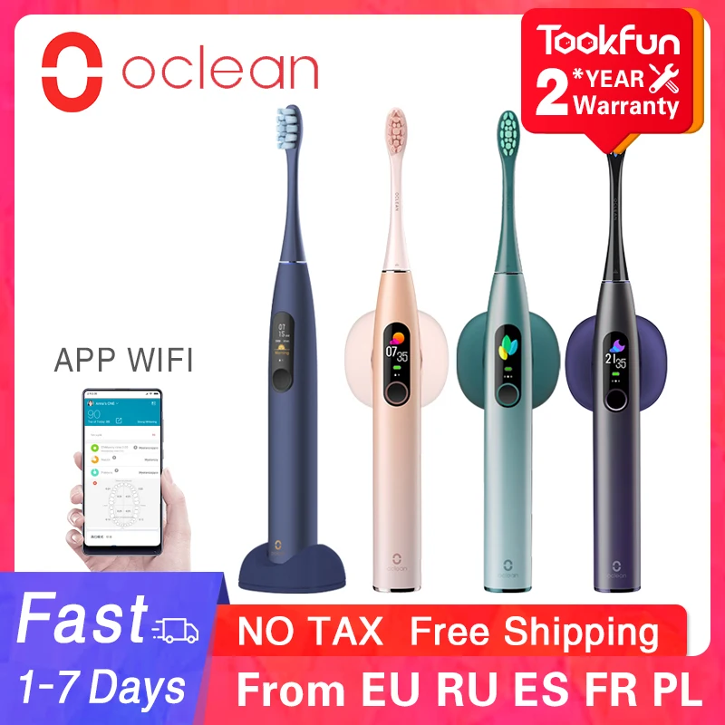 Oclean X Pro Электрическая зубная щетка Sonic Отбеливающий вибратор для зубов