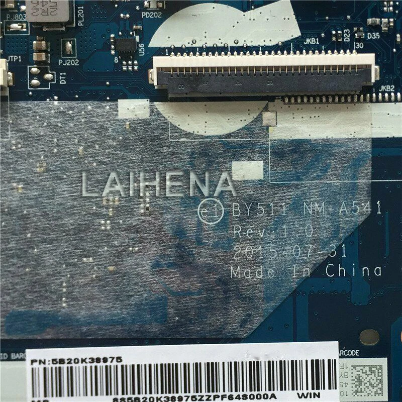 NM A541 материнская плата для lenovo Ideapad Y700 15ISK 15 BY511 ноутбука I7 6700 GTX960M 4 Гб