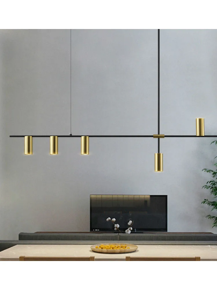 Роскошная дизайнерская Регулируемая длинная люстра минималистичные