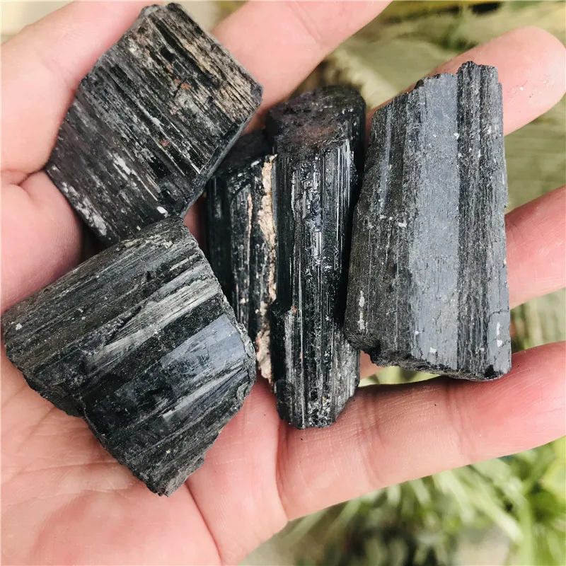 100 500 г натуральный черный турмалин хрустальный камень драгоценный Оригинальное