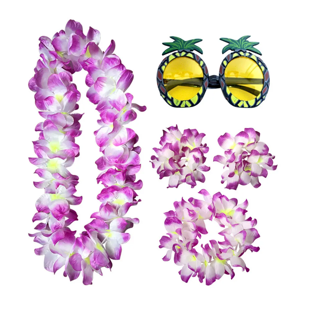 Тропические пляжные вечерние солнцезащитные очки с ананасом Гавайские