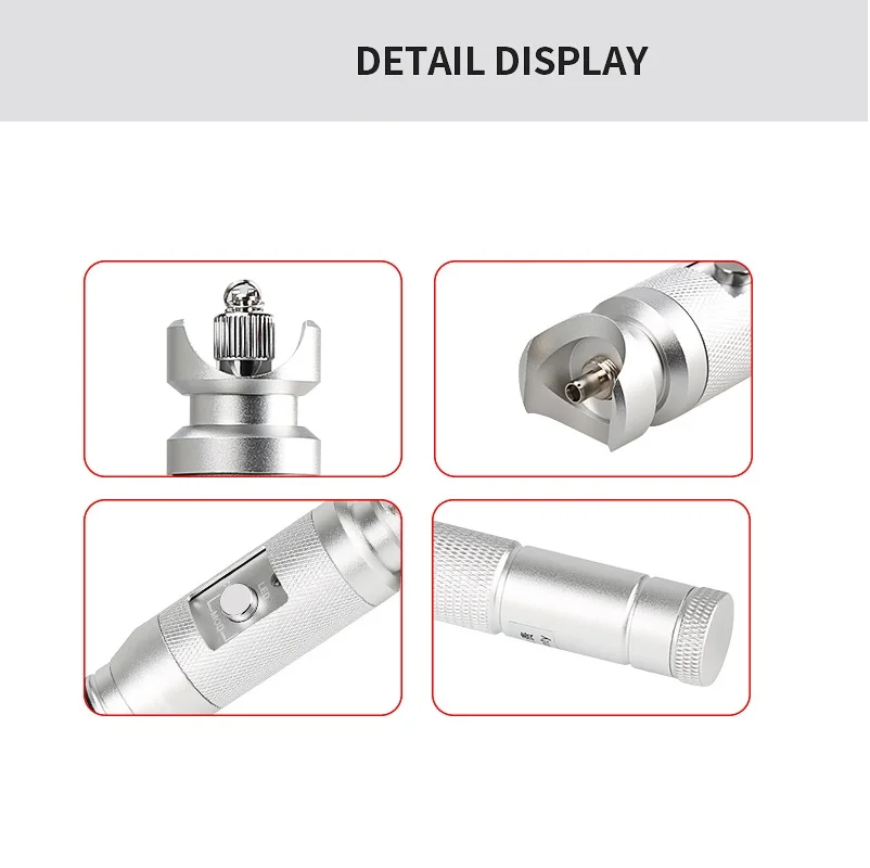 Silver 10km/20km/30km Red Light Source Fiber Tester Pen Visual Fault Locator Compliant SC ST FC Connector