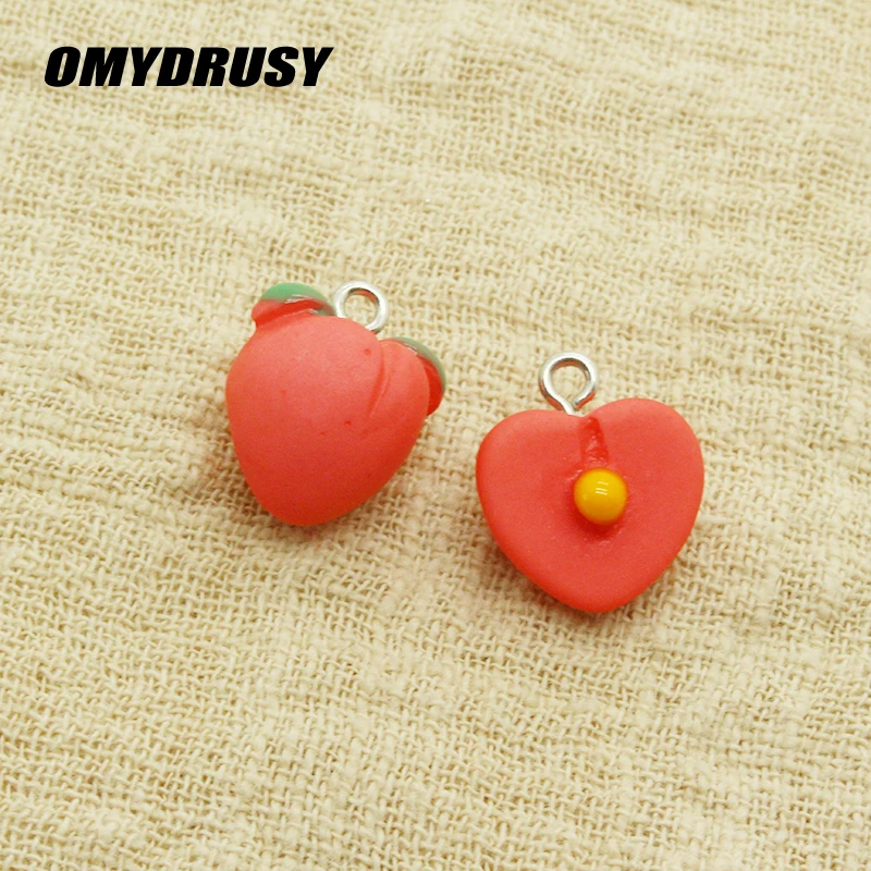 10 звёзд подвески в форме сердца персиковые фрукты для сережек браслетов