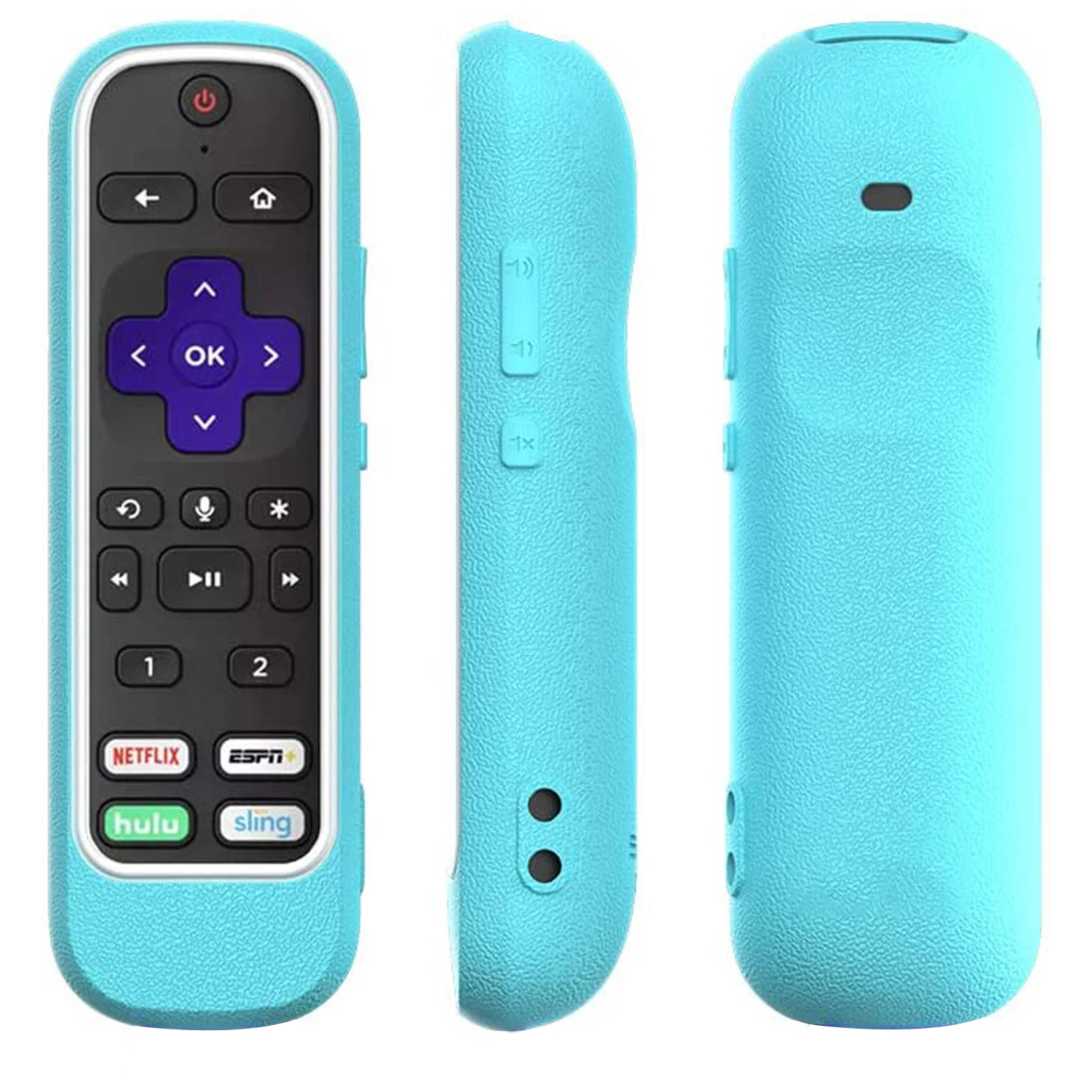 2020/2019 Защитный чехол для голосового пульта дистанционного управления ROKU U7 Pro для Roku Ultra, ударопрочный силиконовый чехол 4800R 4670R, предотвращающий потерю.