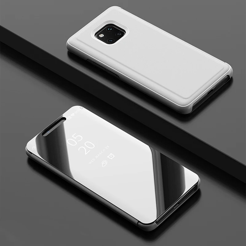 Умный зеркальный чехол для телефона для huawei Y5 Y6 Y7 Y9 Y6 Pro Y6 Y7 Y9 Prime Y5 Y6 Y9 Nova 5 5i Pro 2 2i 3i 3e 4 4e Lite Полное покрытие