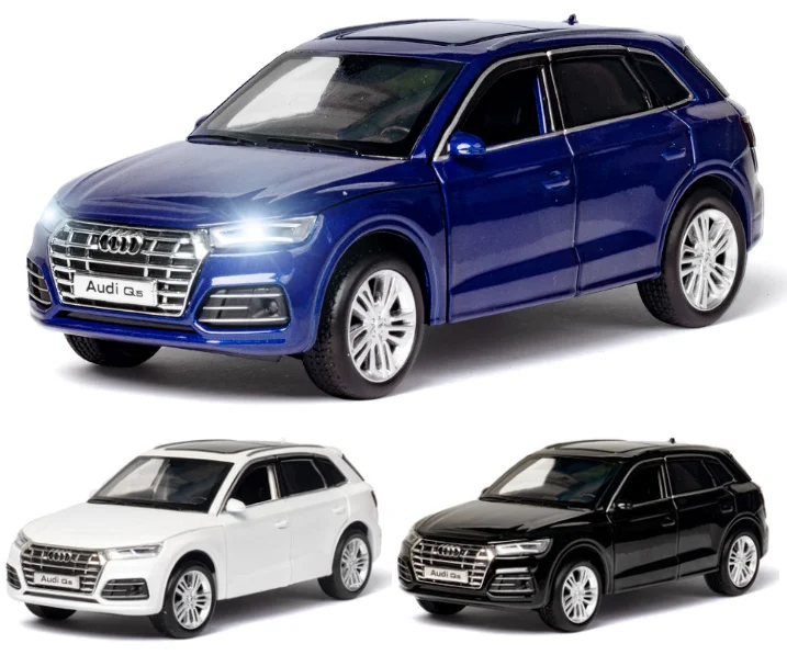 Литая Игрушечная модель 1:32 Масштаб новый Audi Q5 спортивный внедорожник автомобиль