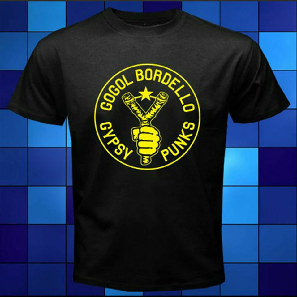 Новинка Gogol Bordello Gypsy Punks рок группа Черная Мужская Футболка размер S 3Xl модная