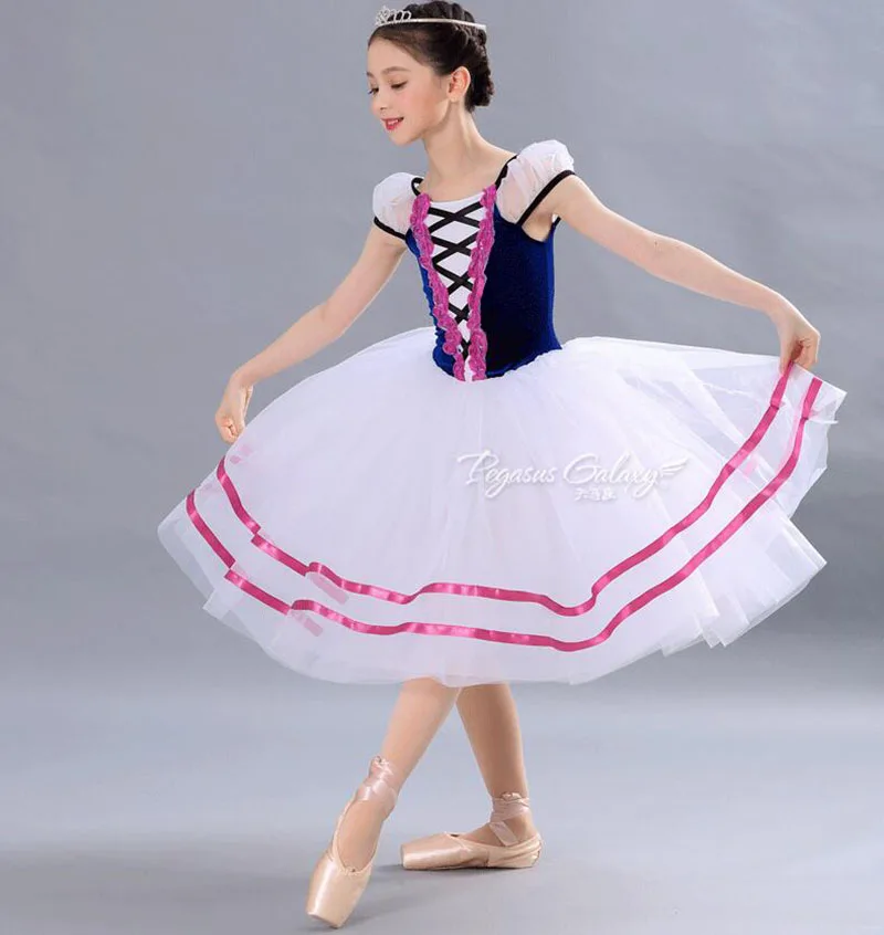 

High Quality Ballet Dance Skirt Girls School DanceTroupe Ballet TuTu Clothing Children Show Ballet Dance Skirt