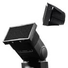 Алюминиевый сотовый фильтр для вспышки, светорассеиватель, легкий и компактный для Nikon Pentax Godox YONGNUO Speedlite, аксессуары