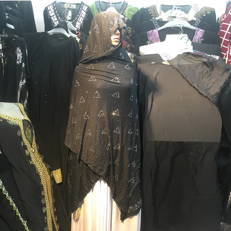 

Новый высококачественный хиджаб, Африканский мягкий хлопковый шарф с бусинами, модные большие шали, Рамадан, Дубай, накидки с бриллиантами для мусульманских женщин