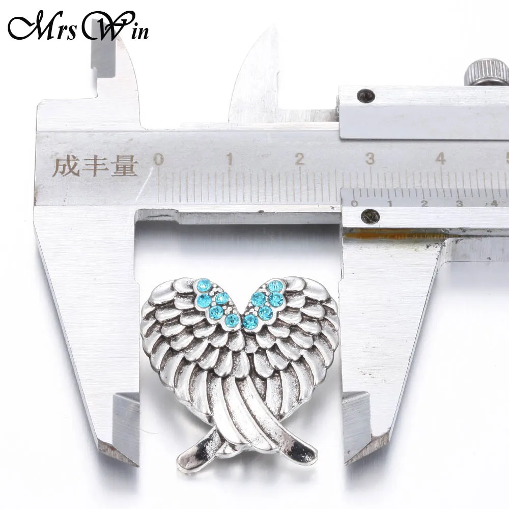 6 шт./лот новые ювелирные изделия с застежкой большие кристаллы Крылья Ангела
