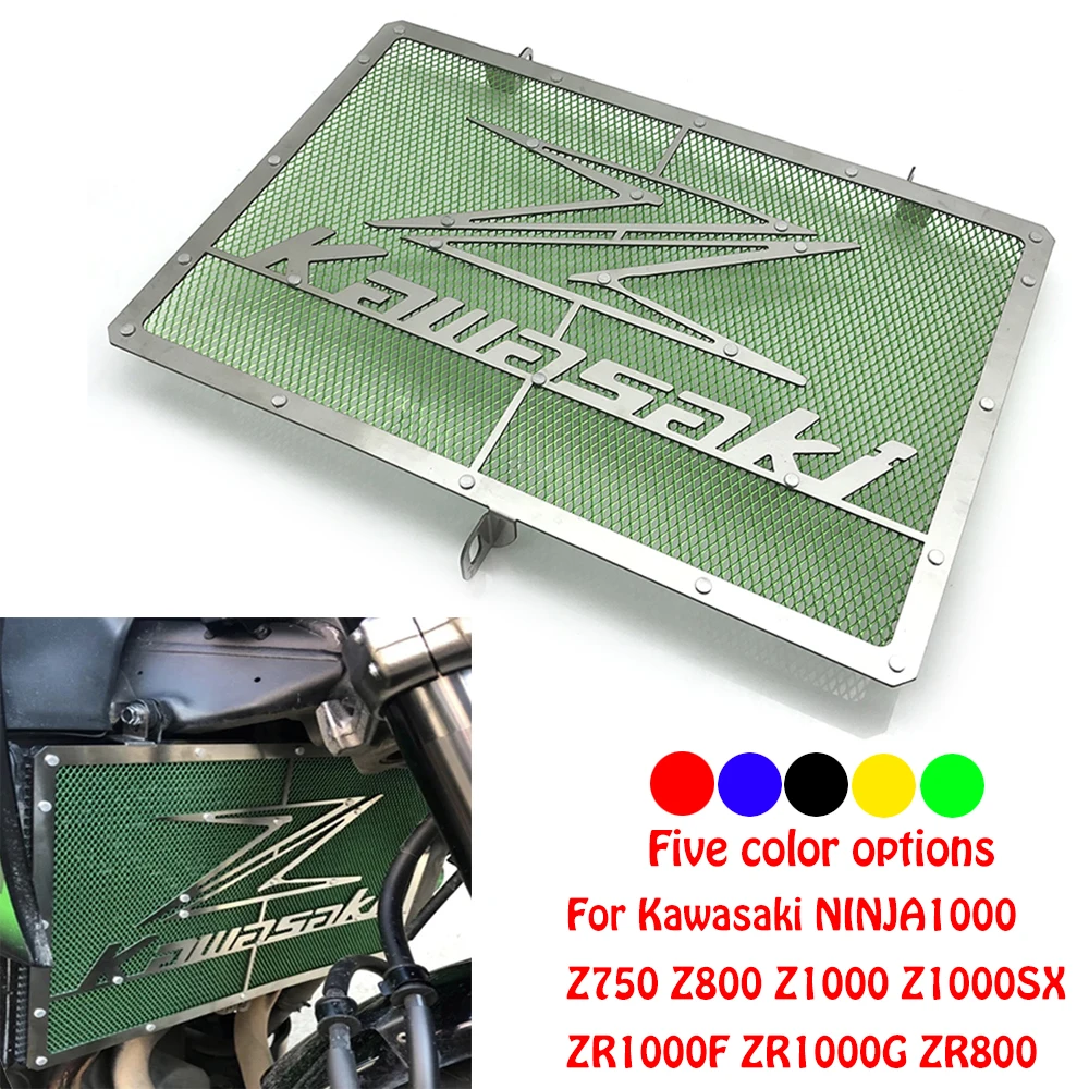 

For Kawasaki Z750 Z800 ZR800 Z1000 SX Z1000SX ZR1000F Z 750 800 1000 Ninja Motorcycle Radiator Grille Guard Protector Cover