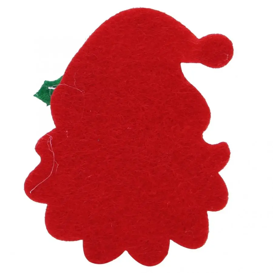 10 шт. рождественские наклейки Санта Клаус Рождественская елка войлочные