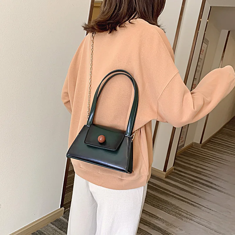 

Designer Purses and Handbags 2021 Retro Fashion Shoulder Bags High Quality Leather Women Lipstick Bag Casual Crossbody Bags Sac