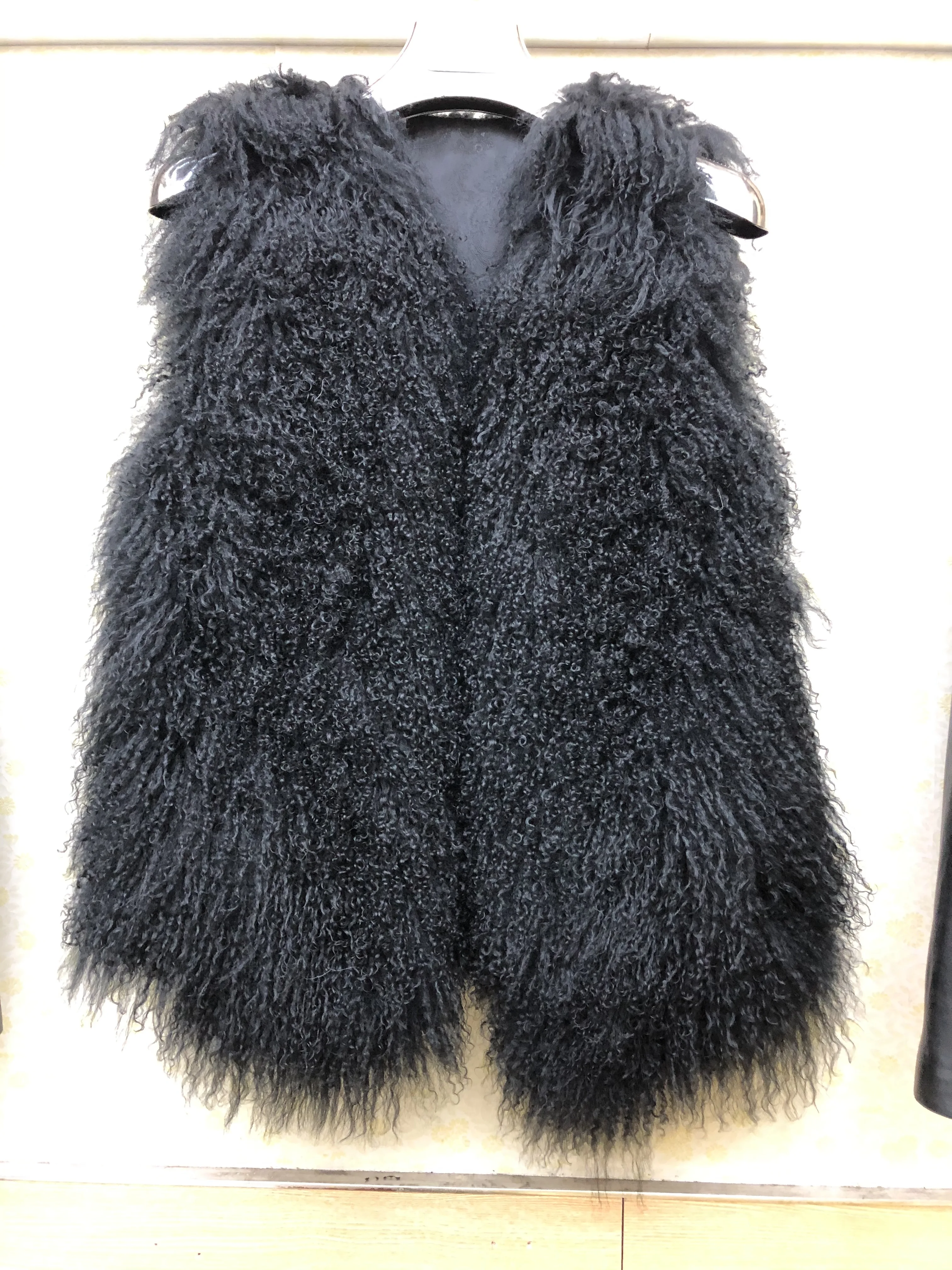 Женская Осенняя пляжная шерстяная шуба из 100% натурального меха Золотая шелковая