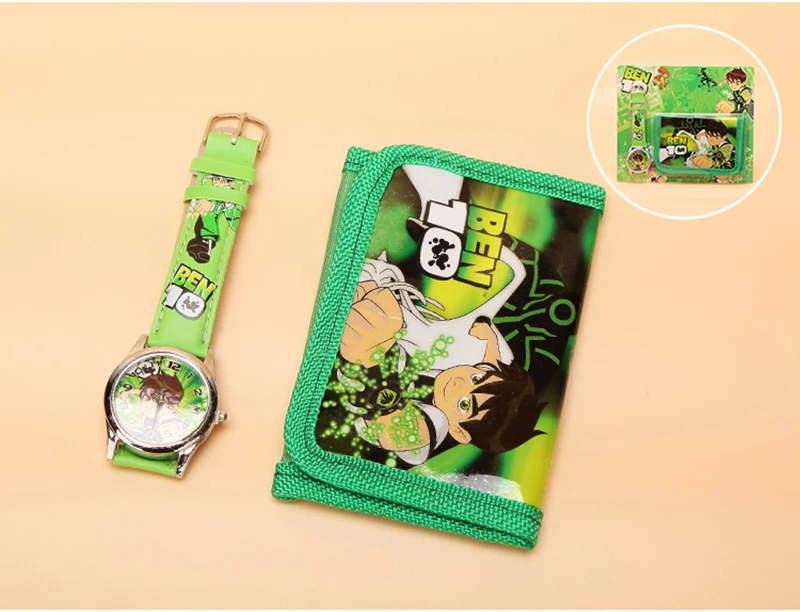 Оригинальные Мультяшные канцелярские товары Ben 10 Omnitrix для детей набор часов с
