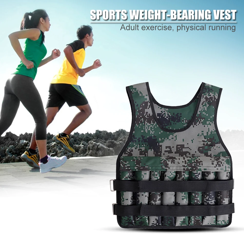 

Loading Weight Vest Boxing Adjustable Waistcoat Jacket Weight Training Workout Fitness Gym Equipment Sand without Counterweight