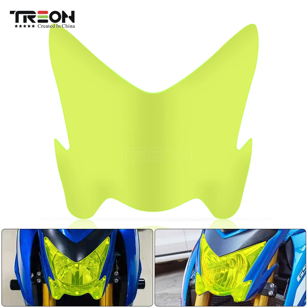 

Motorcycle Front Headlight Guard Head Lamp Light Lens Cover Protector For Suzuki GSX-S1000 2017 - 2021 2020 2019 2018