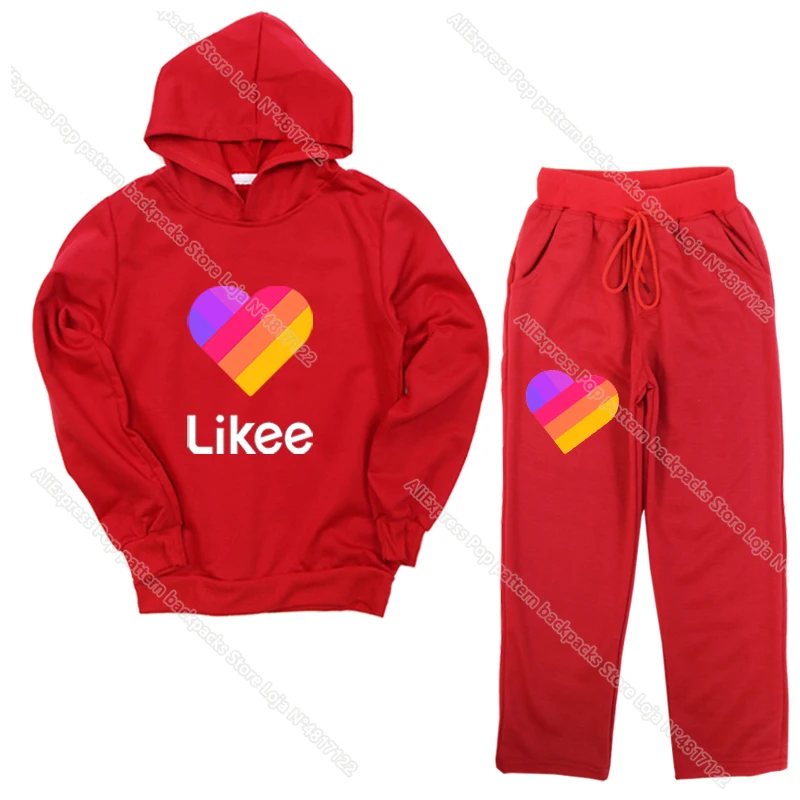 Модный детский хлопковый костюм в русском стиле Likee для мальчиков и девочек