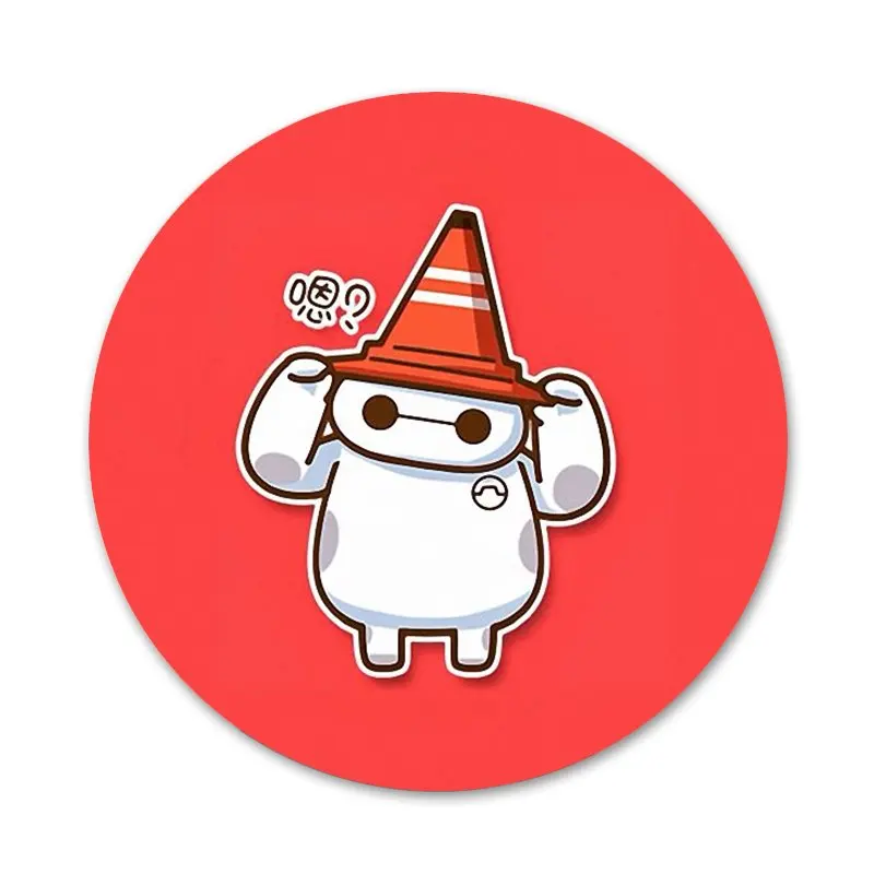 Большие Hero 6 Милые Значки украшение Броши Металлические для одежды рюкзак | Дом и