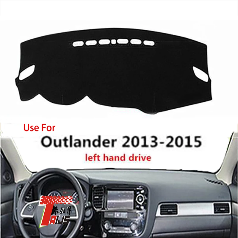 

TAIJS Factory Classic Protective Polyester Fibre Car Dashboard Cover For Mitsubishi Outlander 2013 2014 2015 Left Hand drive