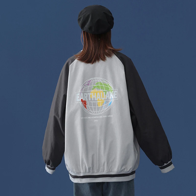 

Baseball Jacket Women's Coat Jacket Women Varsity Jacket Zip Up Jacket Women's Spring Jacket Autumn Jackets For Women 2021 Boho