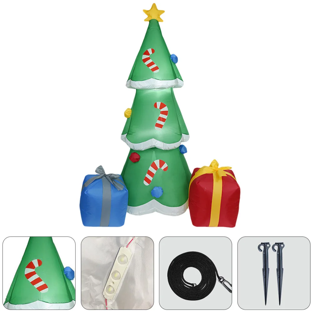 

1 Pc 1.8M Christmas Tree Decor Inflatable Model Yard Decor with Plug