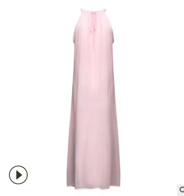 

Women Fashion Clothing Patchwork Pleated Back long skirts Long Striped Halter Neck Dress sexy ladies skirts Summer skirt